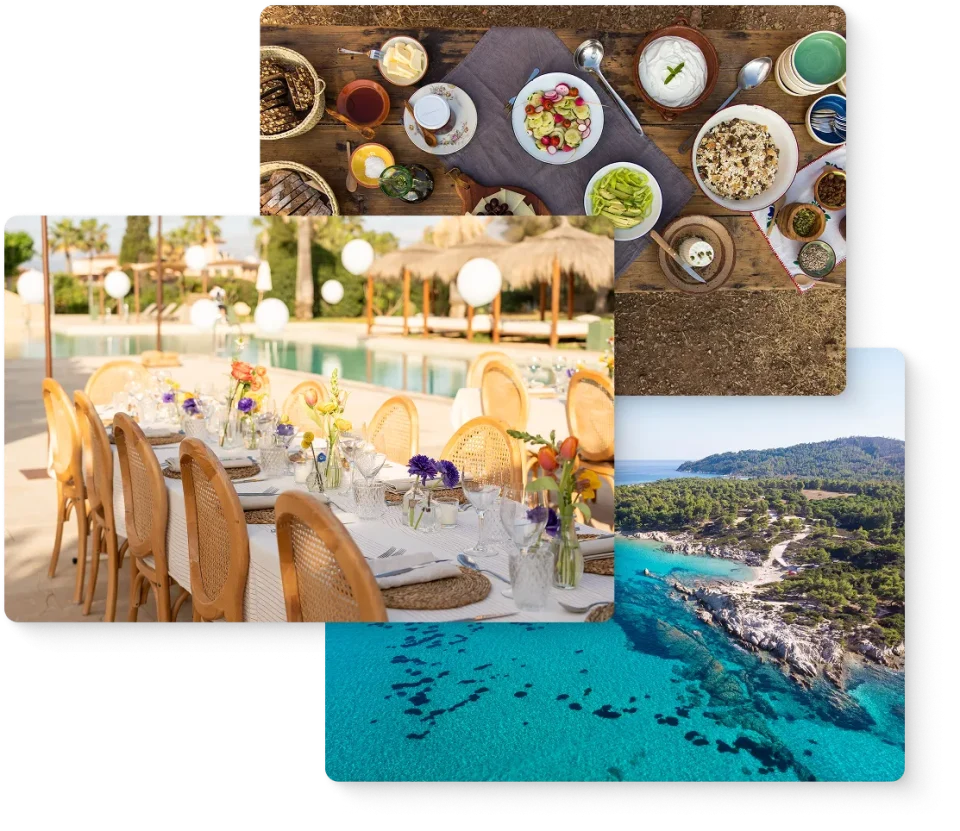 Balearic Elements DMC highlights its unique advantages: creative approach using moodboards and storytelling, one dedicated project manager with assistant support, transparent pricing with clear budget breakdowns, multilingual team fluent in English, Spanish, German, French and Portuguese for cultural understanding, and deep local expertise providing access to the best venues, vendors and experiences in Mallorca and the Balearic Islands.